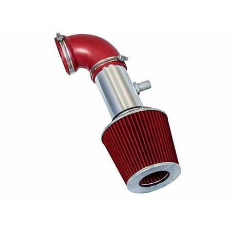 Rtunes Racing Short Ram Air Intake Kit + Filter Combo RED For 05-06 Chrysler Sebring / 05-06 Dodge Stratus 2.7L