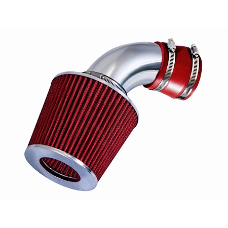 Rtunes Racing Short Ram Air Intake Kit + Filter Combo For 91-97 Chevy/Geo Metro 1.0L L3 L4 (Red)