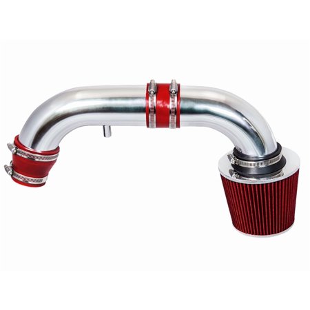 Rtunes Racing Short Ram Air Intake Kit + Filter Combo RED For 95-00 Chrysler Cirrus / 95-98 Dodge Stratus / 95-00 Plymouth Breeze 2.0L 2.4L L4
