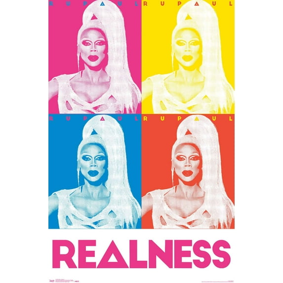 RuPaul - Realness Wall Poster, 14.725" x 22.375"