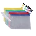 thumbnail image 1 of RuWeoMaa 10 Pack Zipper Mesh Document Pouch, A4 Letter Size Mesh Bags for Board Games & Puzzles, Waterproof Document Zipper Pouches for Office School Supplies, Toys, Cosmetics Travel Storage, 1 of 5