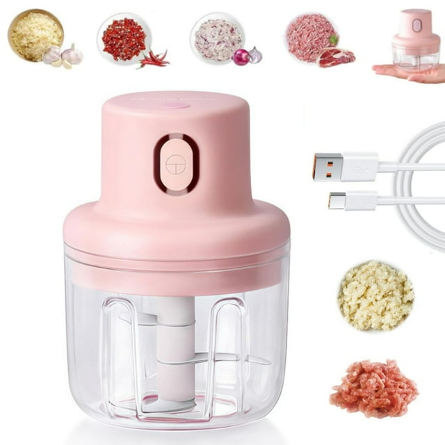 RuWeoMaa 2025 New Wireless Food Chopper, 100ml/250ml Mini Portable Veggie Chopper, Baby