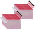 thumbnail image 1 of RuWeoMaa 20pcs Mesh Zipper Pouch Bags, A4 Zipper Bags for Organizing Storage, Waterproof Zipper Pouches, Letter Size, File Bags for School, Toys, Puzzle, Board Games and Office Supplies, 1 of 5