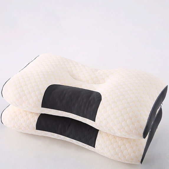 RuWeoMaa Cervical Protection Knitted Pillow Moisture-wicking And Breathable,Cervical Protection, Sleeping Pillow Core,Home, Bedding, Living Room Bedroom Decoration