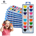 thumbnail image 1 of RuWeoMaa Heart Watercolor Paints Set - Valentines Paint Sets for Kids | 16 Colors Watercolor Paint Set with Paintbrush | Washable Water Colors Paint Set Valentines Presents for Kids, 1 of 9