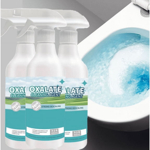 RuWeoMaa High Concentration Oxalic Acid Toilet All-purpose Cleaner,2025 Upgrade Highly Effective Oxalic Acid Toilet Cleaner,for Floor Tile Countertop