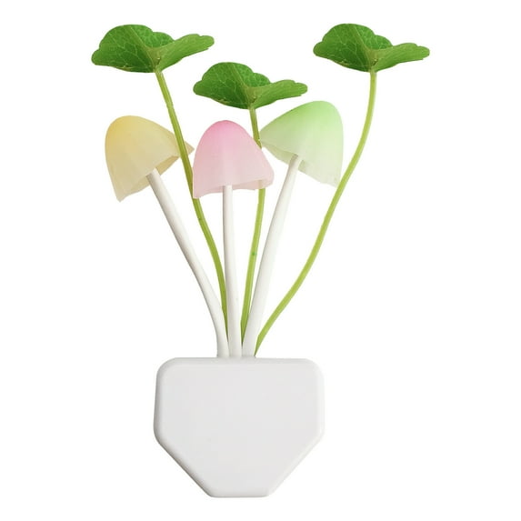 RuWeoMaa Sensor Led Mushroom Night Light, Color Changing Plug-in LED Mushroom Dream Bed Lamp,mushroom decor,Mushroom Lamp,Gifts Under 10 Dollars