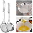 thumbnail image 1 of RuWeoMaa Strainer Spoon Extra Fine Mesh Strainer with Handle, Fine Mesh Stainless Steel Colander, Premium Stainless Steel Kitchen Gadget for Sift Strain Drain Rinse,Clearance Under $10, 1 of 7