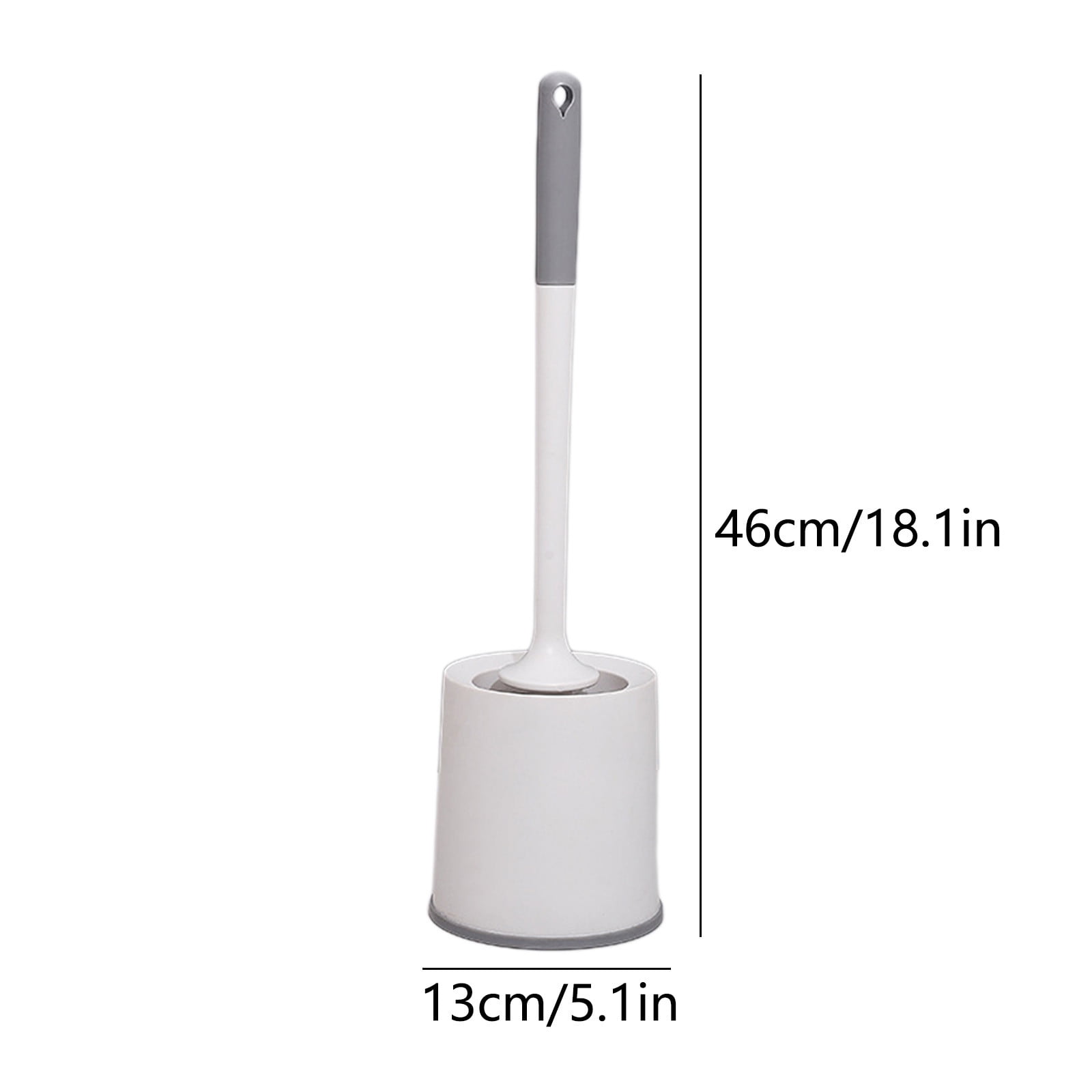 RuWeoMaa Toilet Bowl Brush And Compact Toilet Cleaner Brush Set For