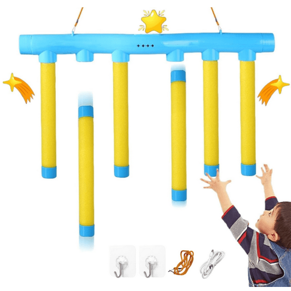 RuWeoMaa Upgrade Reflex Stick Game, Reflex Challenge Game, Hand Eye Coordination Training Toy, Drop Stick Hand Speed Challenge, Catching Sticks Games, Adjustable Speed Catching Sticks Games