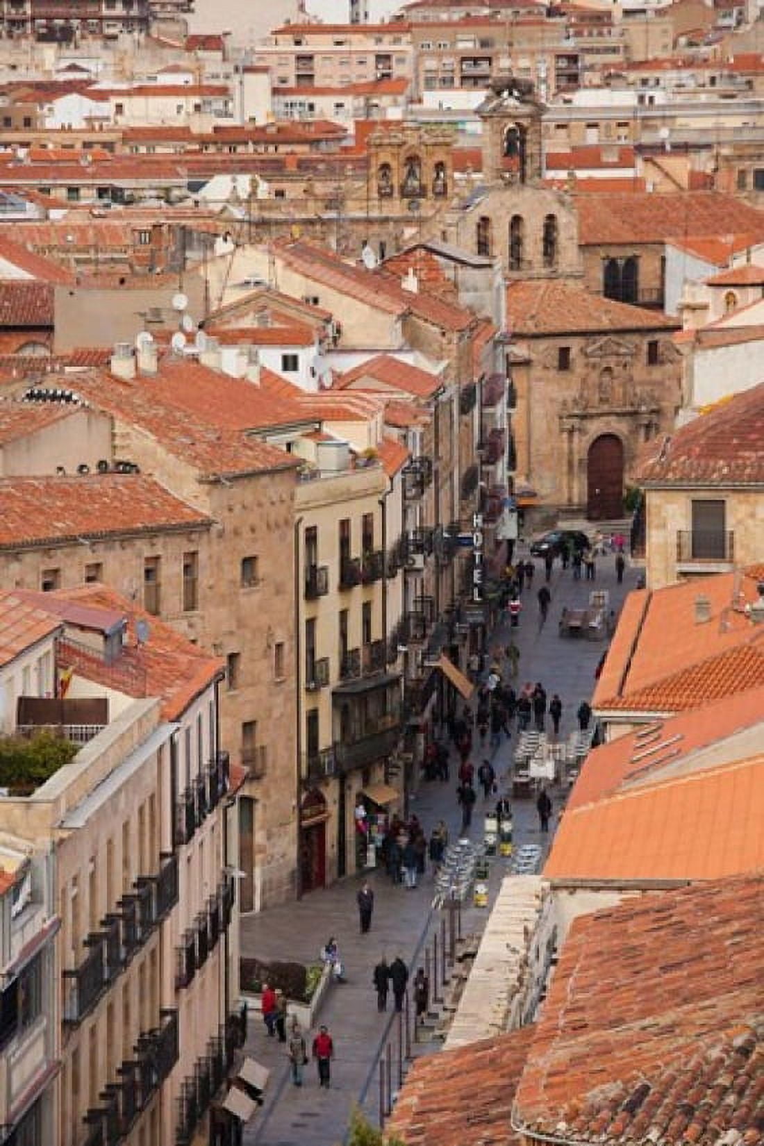Rua Mayor Salamanca Spain Canvas Art - Walter Bibikow DanitaDelimont (25 x 38)