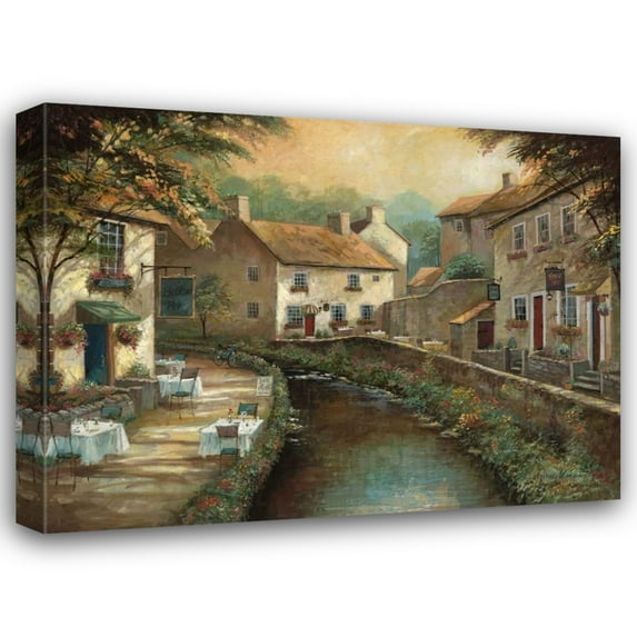 Ruane Manning 24x19 Gallery Wrapped Canvas Wall Art Titled - Bills Pub