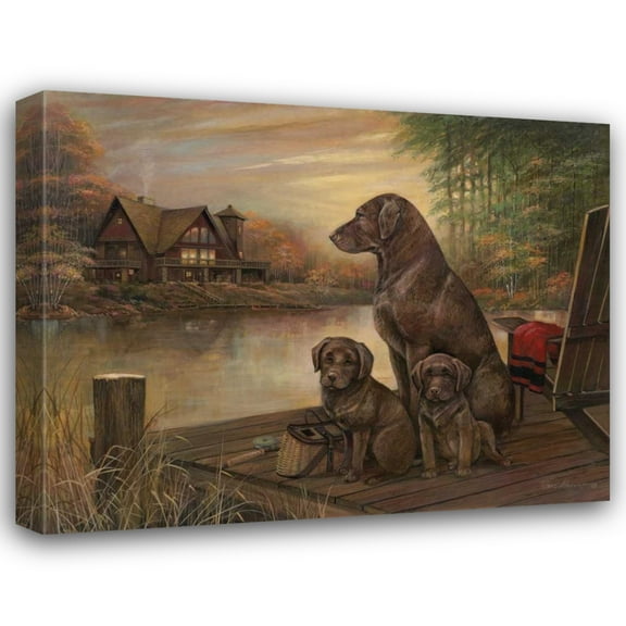 Ruane Manning 24x20 Gallery Wrapped Canvas Wall Art Titled - Tranquil Beauty