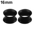 thumbnail image 2 of Big Silicone Ear Gauges Stretchers - Flesh Tunnel Plugs 6mm To 36mm - Red, 10mm Length 2 of 5