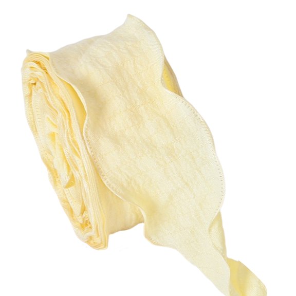 Ruanlalo 1 Roll 900x4CM Pleated Ribbon Trim DIY Sewing Flower Bridal Bouquets Gift Box Wrapping Ruffle Edge Ribbon Solid Polyester Decorative Ribbon