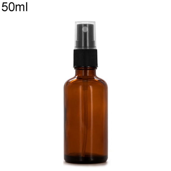Ruanlalo 10/15/20/30/50/100ML Empty Amber Glass Bottle Essential Oil Mist Spray Container
