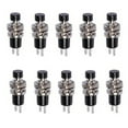 thumbnail image 1 of Ruanlalo 10 Pcs Mini Momentary ON/OFF Locking Latching Push Button Car/Boat Switch, 1 of 6