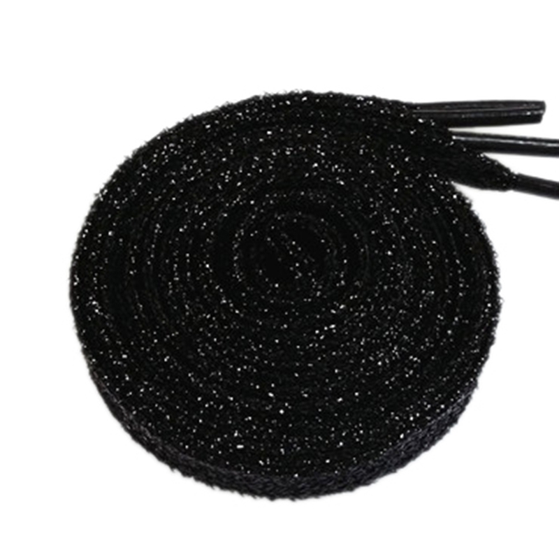 Ruanlalo 110cm Fashion Flat Glitter Colored Shoe Laces Canvas Sneaker