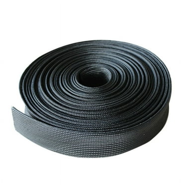 Ruanlalo 16ft 16mm High Quality Braided PET Expandable Sleeving Tight Cable Wire Sheath