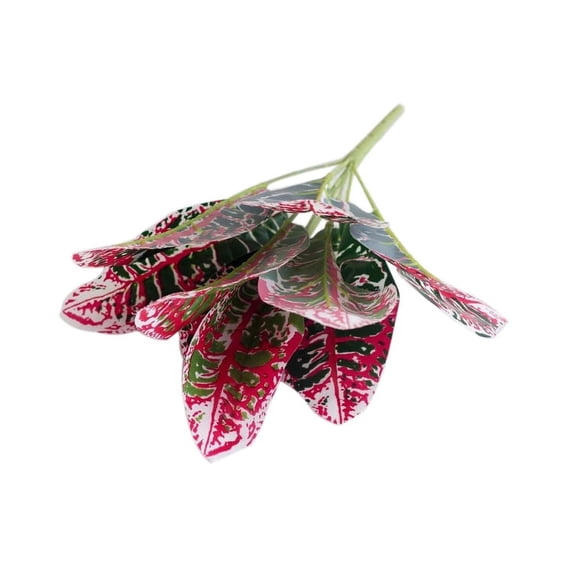 Ruanlalo 1Pc False Evergreen Artificial Plants Waterproof Home Hotel Unfading Decoration Red