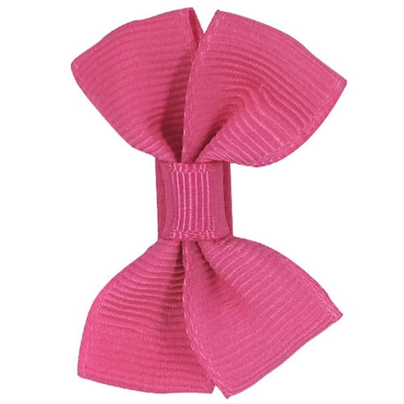 Ruanlalo 1Pc Fashion Solid Color Baby Girls Mini Bow Handmade Hair Clip Hairpin Barrette Rose Red