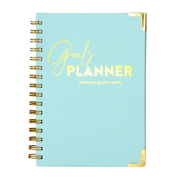 Ruanlalo 2026 Weekly Planner Notebook Spiral Bound Goal Journal with Elegant Cover Goal Setting & Task Tracking Portable Student Diary Organizer for Home Office Use