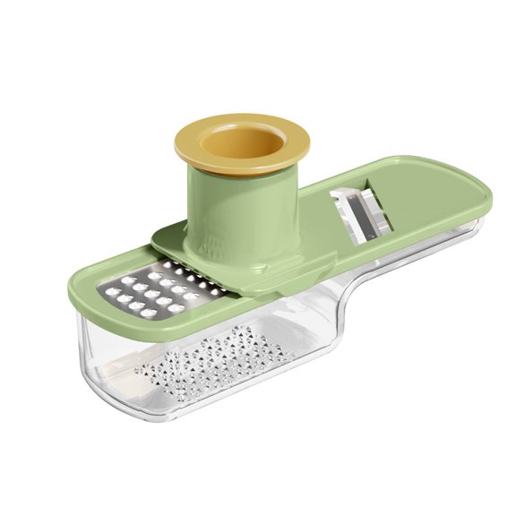 Ruanlalo 3-in-1 Garlic Ginger Grinder Potato Slicer Multi-Functional Kitchen Chopper Tool for Garlic Puree Ginger Paste And Vegetable Shredding