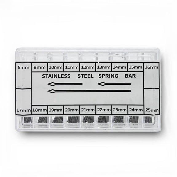 Ruanlalo 360 Pcs 6 - 25mm Stainless Steel Watch Spring Bars Band Link Cotter Pins Tool 3