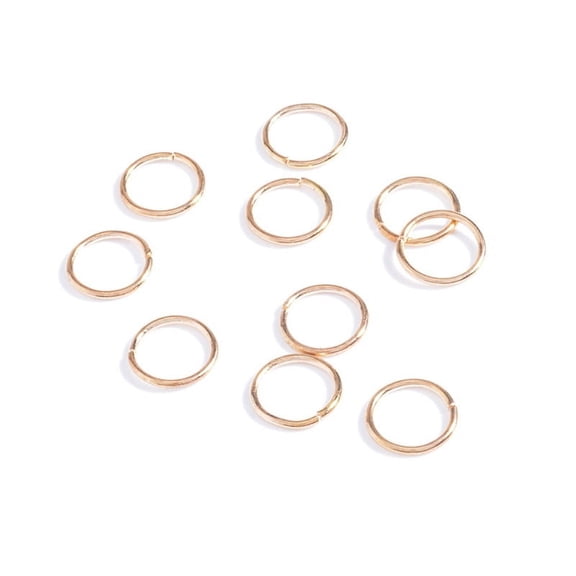 Ruanlalo 5/10Pcs Punk Women Hip-Hop Braid Hand Cross Shell Leaf Ring Hair Clips Accessory Golden Circle 10 Pcs
