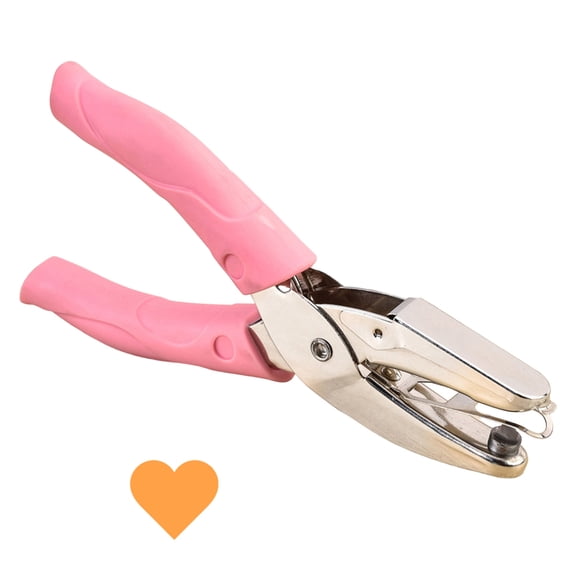 Ruanlalo 5-Hole Paper Punch Round Heart Star Shape Metal Puncher for A4 Craft Paper Manual Scrapbooking Tools