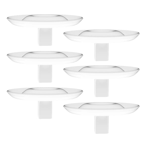 Ruanlalo 6/12/15/24/25/30/35/50/60Pcs Floating Floral Arrangement Holder Clear Floating Flower Display Stand Hydroponics Water Planting Flower Bowl Stem Holder Decoration