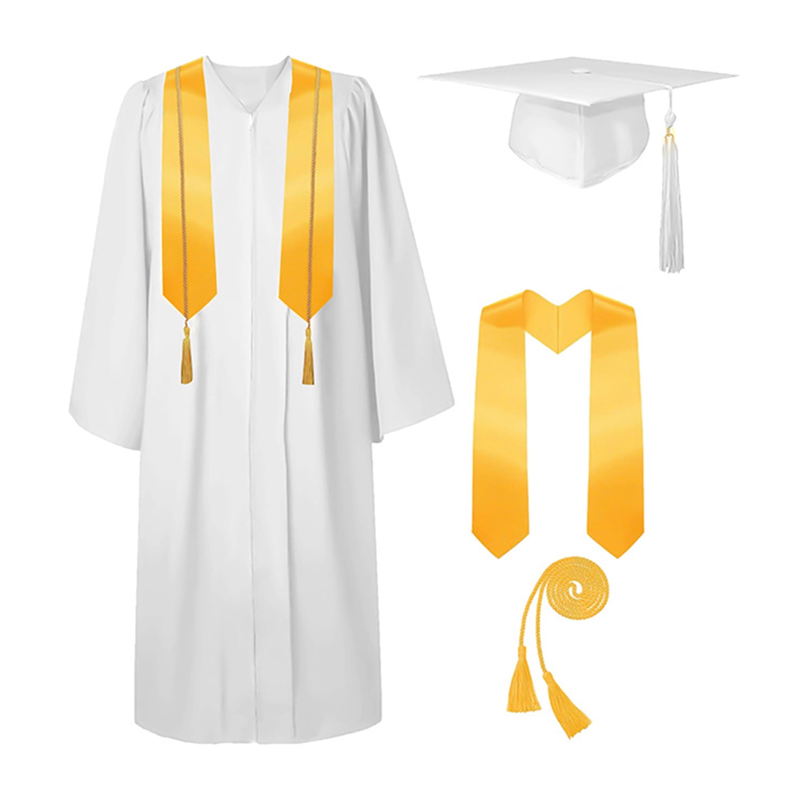Ruanlalo Adults Unisex Matte Graduation Cap And Gown Set with 2026 ...