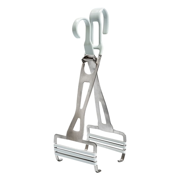 Ruanlalo Anti-Scald Lifter Plate Clamp Stainless Steel Dish Tongs Dish Clip Pan Gripper Bowl Clamp Non-Slip Grip for Home Restaurant Bar