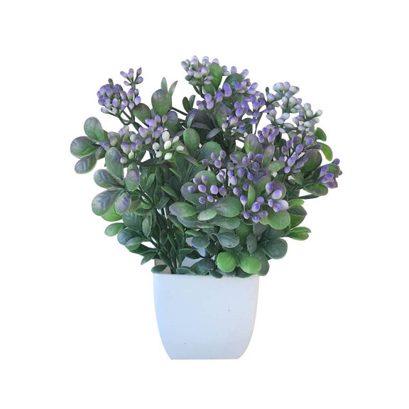 Ruanlalo Artificial Flower,1Pc Potted Artificial Flower Stage Garden Wedding Home Party Decoration Props