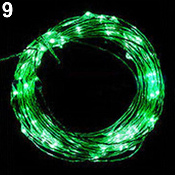 Ruanlalo Battery Operated Romantic Mini LED Copper Wire String Fairy Lights 2M/3M/4M Green 20