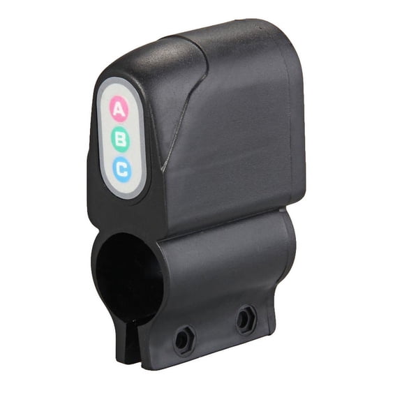Ruanlalo Bicycle Bike Steal Lock Anti-Theft Security Battery Powered Loud Alarm Tool Black