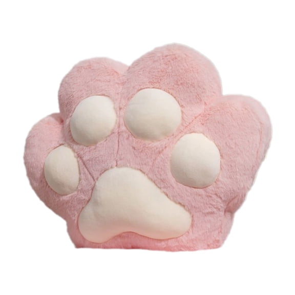 Ruanlalo Cat Paw Pillow with Hand Pockets Plush Paw Shaped Cushion Soft Throw Pillow for Home Bedroom Living Room Couch Sofa