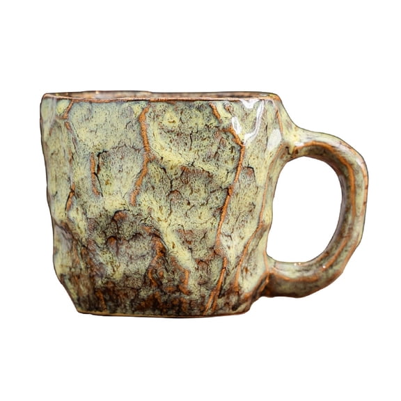 Ruanlalo Ceramic Coffee Mug 270ml Large Tea Cup Novelty Mineral Shape Decorative Tumbler Unique Home Decor Gift for Coffee Lovers