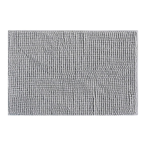 Ruanlalo Chenille Bath Mat Soft Short Plush Water Absorbent Bathroom Rug Quick Dry Washable Thick Shower Mat for Bathroom Restroom