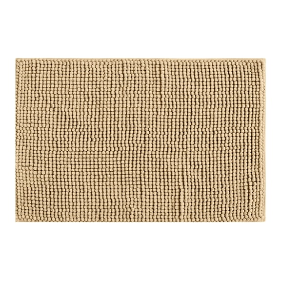 Ruanlalo Chenille Bath Mat Soft Short Plush Water Absorbent Bathroom Rug Quick Dry Washable Thick Shower Mat for Bathroom Restroom