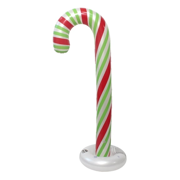 Ruanlalo Christmas Candy Cane Balloon 51 Inch Large Inflatable Candy Cane Decoration for Birthday Xmas Wedding New Year Carnival Festival Holiday Party Decoration