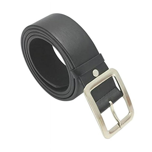 Ruanlalo Classic Men Faux Leather Casual Business Waist Strap Belt Fashion Accessory Gift Black