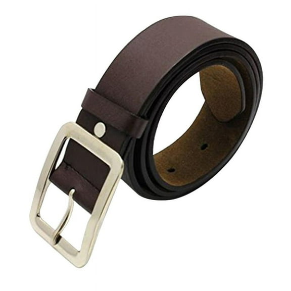 Ruanlalo Classic Men Faux Leather Casual Business Waist Strap Belt Fashion Accessory Gift Coffee