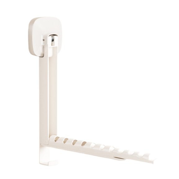 Ruanlalo Clothes Drying Rack with Strong Suction Cups Foldable Adjustable Wall Mounted Laundry Drying Holder Bathroom Accessories