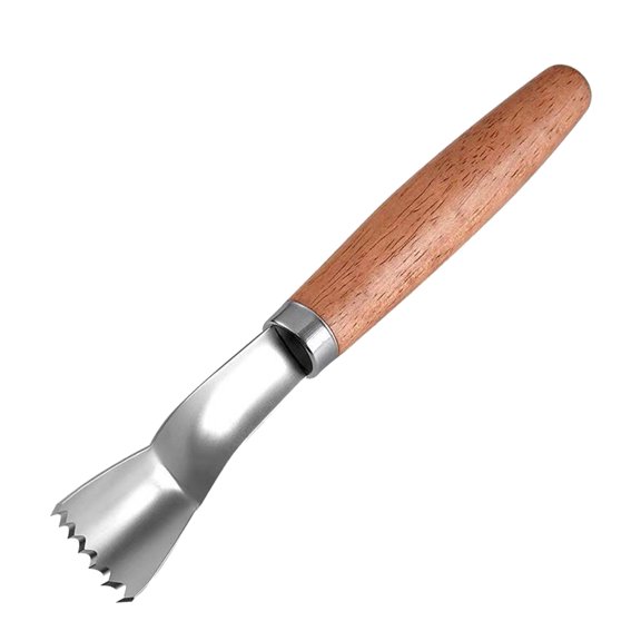 Ruanlalo Corn Cob Peeler Corn Kernel Remover with Ergonomic Handle Arc-Shaped Shovel Head Multipurpose Kitchen Gadget