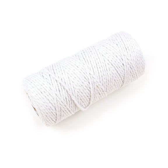 Ruanlalo Cotton Bakers Twine 328FT Packing String Christmas Cotton Rope Cord for Tying Cake And Pastry Boxes DIY Crafts Gift Wrapping