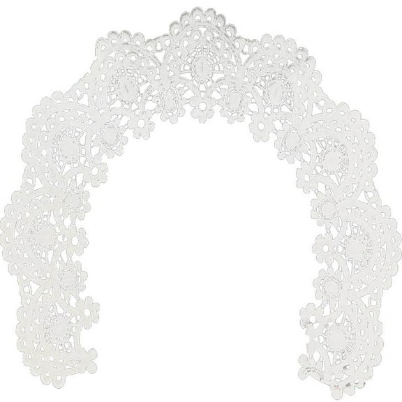 Ruanlalo DIY Embroidery Lace Hollow Neckline Neck Collar Trim Clothes Sewing Applique White