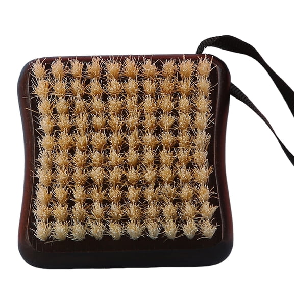 Ruanlalo Dry Brushing Body Brush Natural Thick Bristles Exfoliates Dead Skin Detoxifies Shower Brush Invigorating Dry Brushing Tool