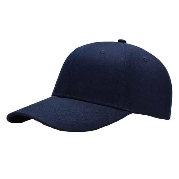 Ruanlalo Fashion Men's Women's Solid Color Hip Hop Adjustable Baseball Hat Snapback Cap Navy Blue**