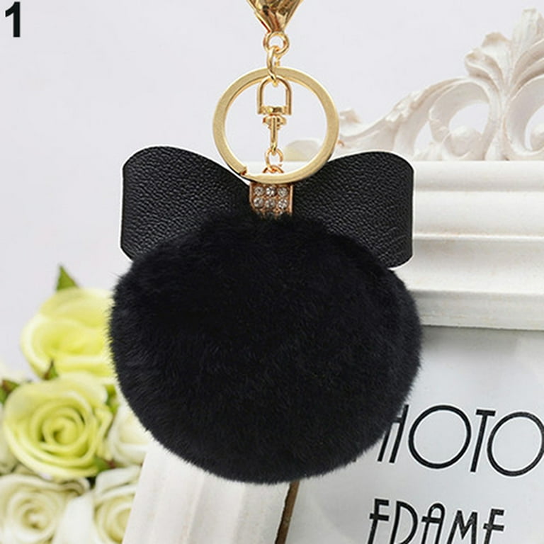 Puff ball keychain walmart sale